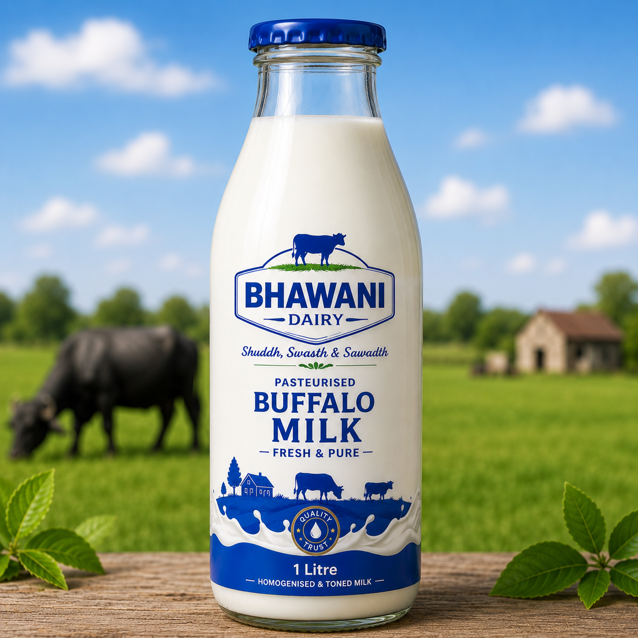 buffalo 1ltr milk