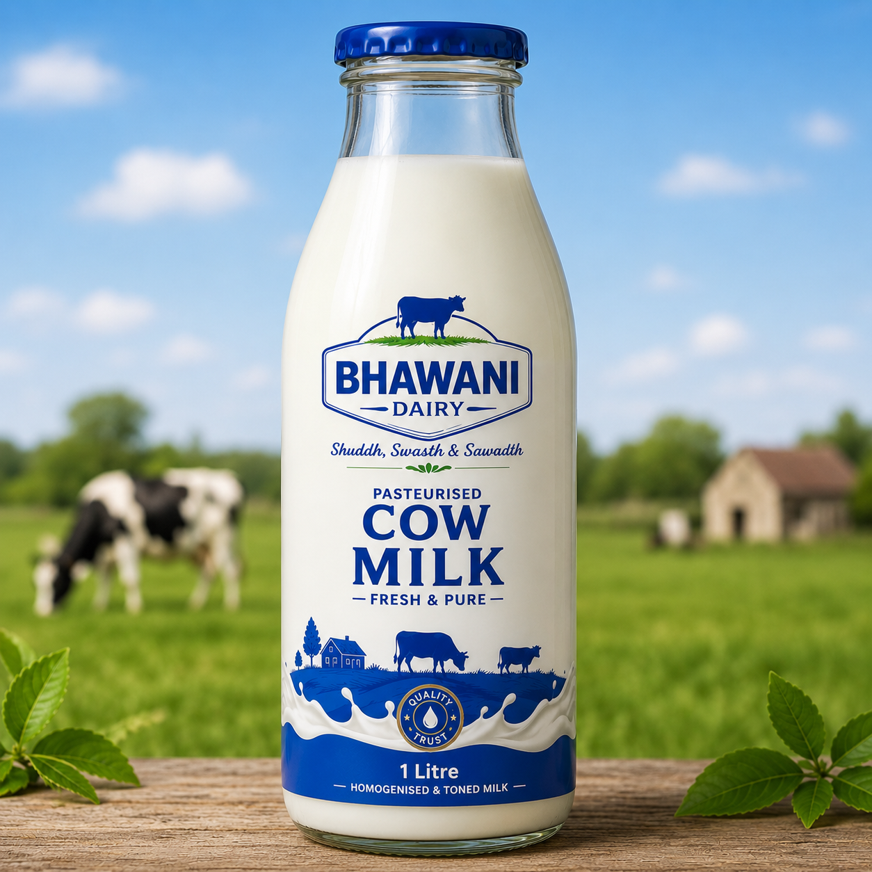 cow milk 1ltr